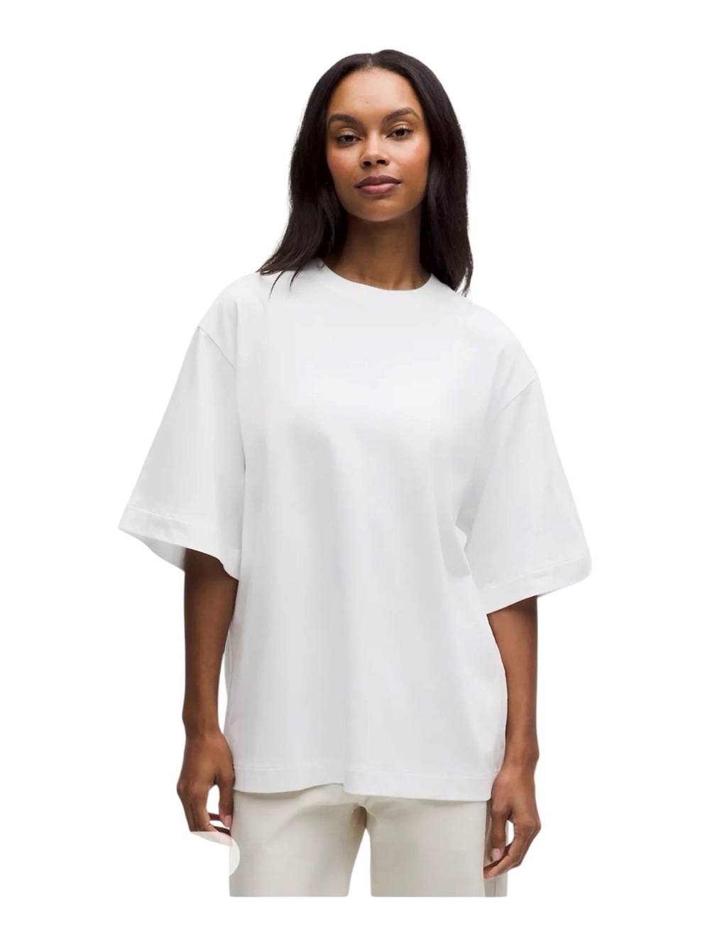 Lululemon Heavyweight Cotton Oversized T Shirt White Size S NWT - Picture 7 of 7